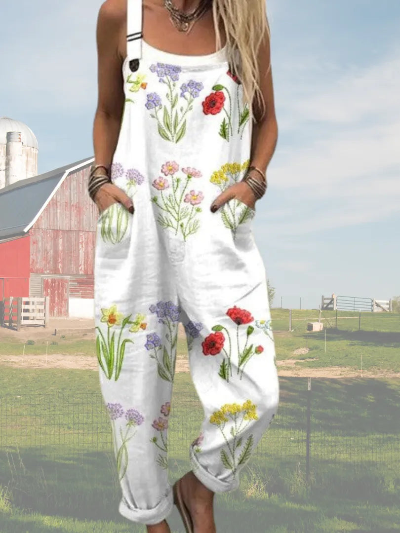 Violette™ | Kwiatowy Kombinezon Boho - Eliza-Warszawa