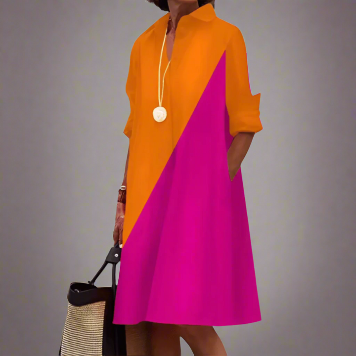 Sabine™ | Sukienka polo w swobodnym stylu - Eliza-Warszawa