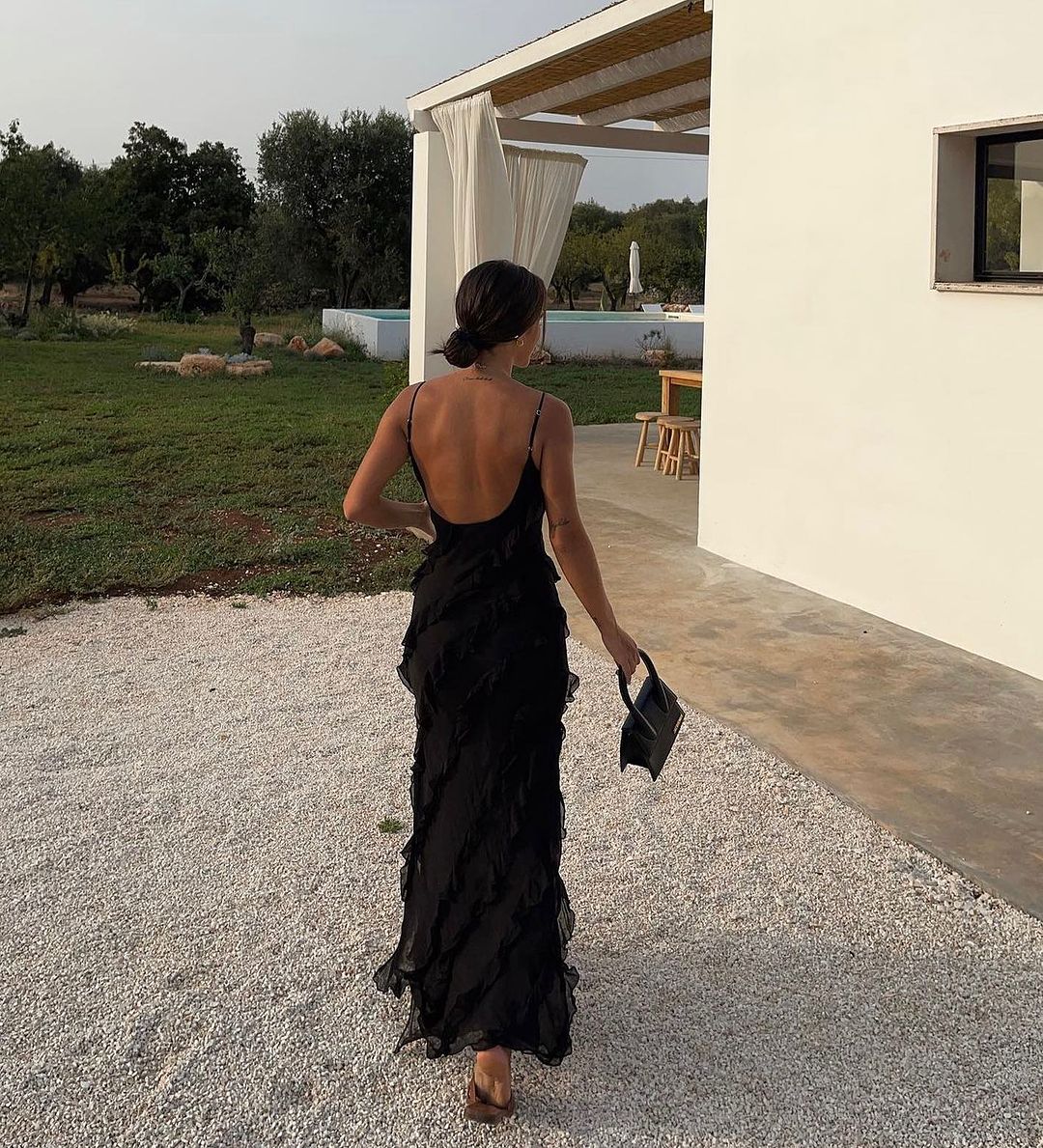 Zara - Sukienka z falbanami