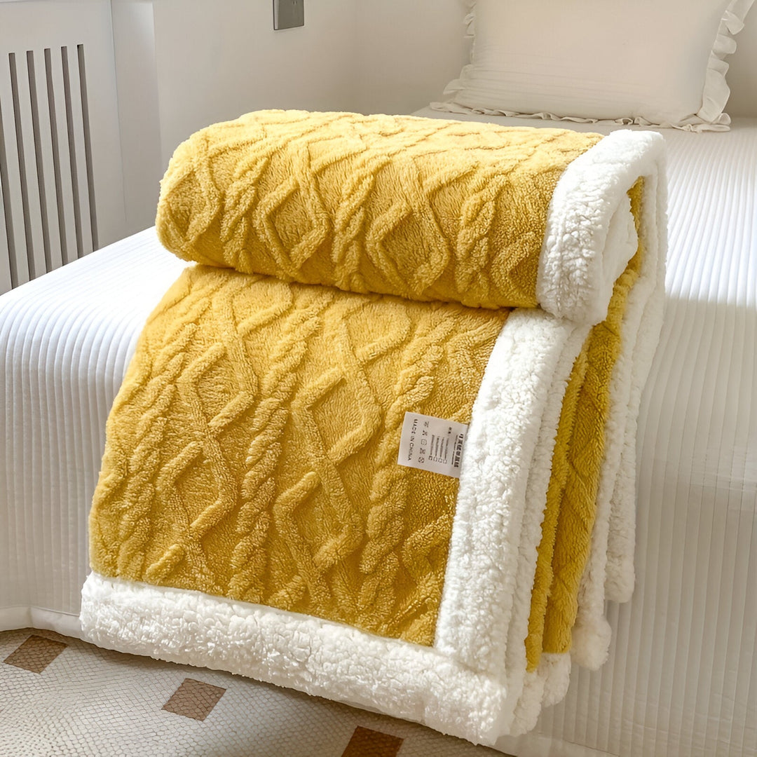 Sabina – Dwustronny Koc Fleece