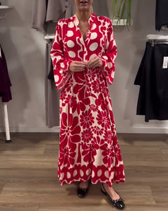 Marielle™ | Elegancka sukienka maxi w kwiaty