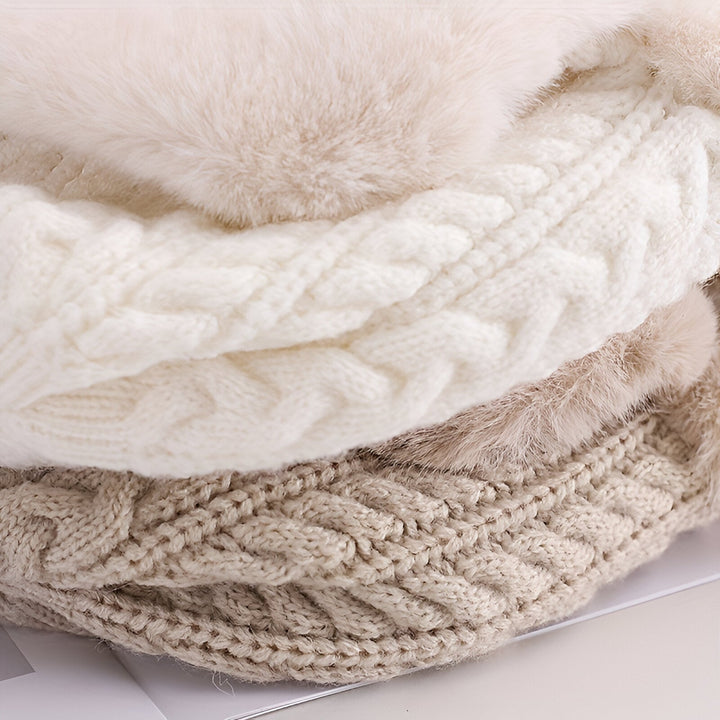 Dagmara – Komfortowa Fleece’owa Czapka z Nausznikami