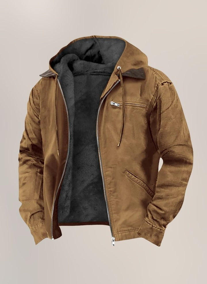 Kurtka z kapturem i zamkiem