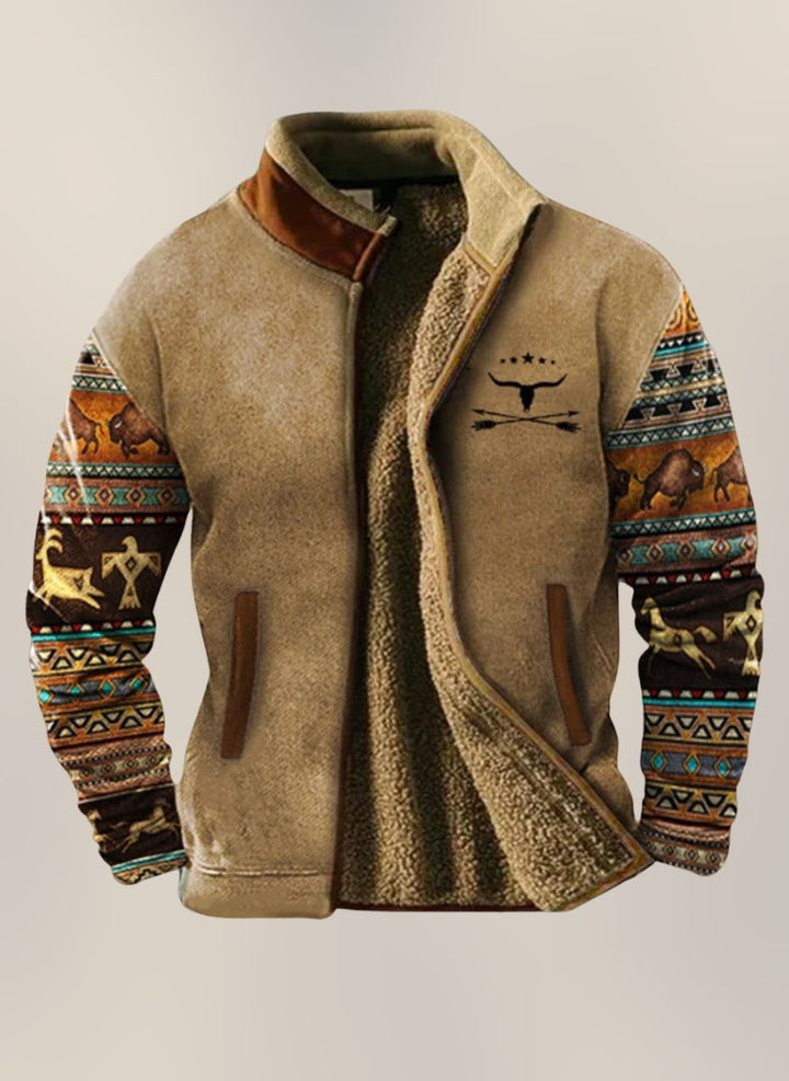 Mathéo - Męska kurtka polarowa w stylu casual