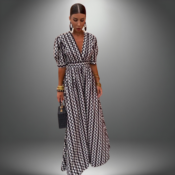 Enrika™ | Letnia Sukienka w Etnicznym Wzórze - Eliza-Warszawa