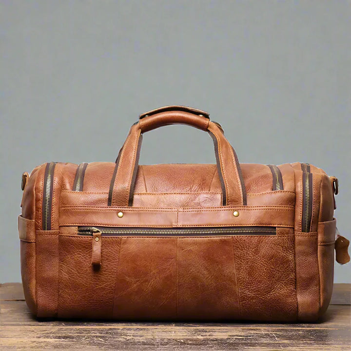Torba Duffle Ronan Vale™ z Prawdziwej Skóry