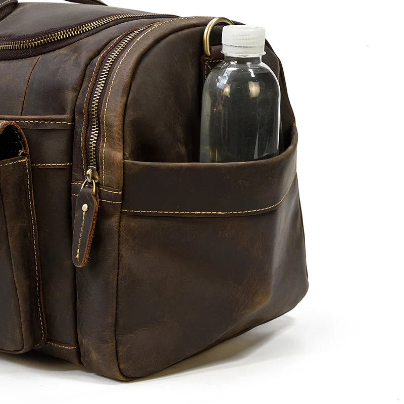 Torba Duffle Ronan Vale™ z Prawdziwej Skóry