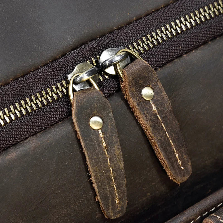 Torba Duffle Ronan Vale™ z Prawdziwej Skóry