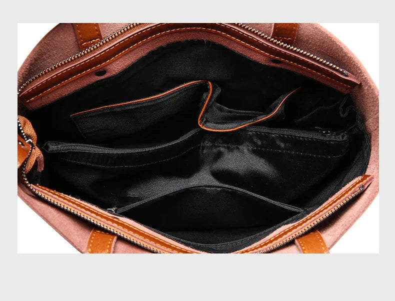 Diana™ - Klasyczna torba tote  w eleganckim skórzanym stylu