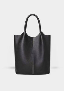 Saga™ – Luksusowa jasnoniebieska torba typu bucket z efektem skóry