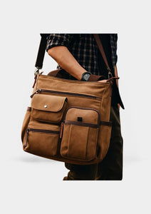 Torba messenger z canvasu aldridge