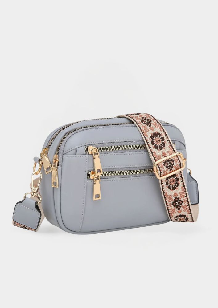 Nola™ – Elegancka torba crossover z szerokimi paskami
