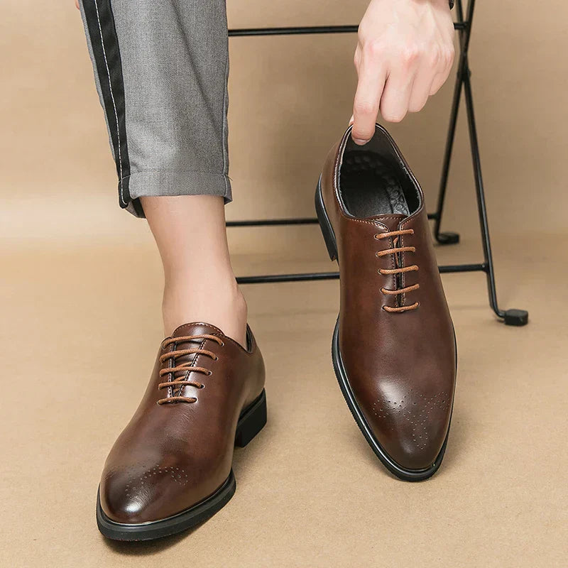ELIAS™ | Klasyczne Męskie Buty Skórzane od Eliza©