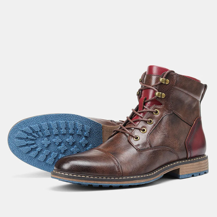 VIGGO™ | Nowoczesne, Wytrzymałe Skórzane Buty Męskie od Eliza©