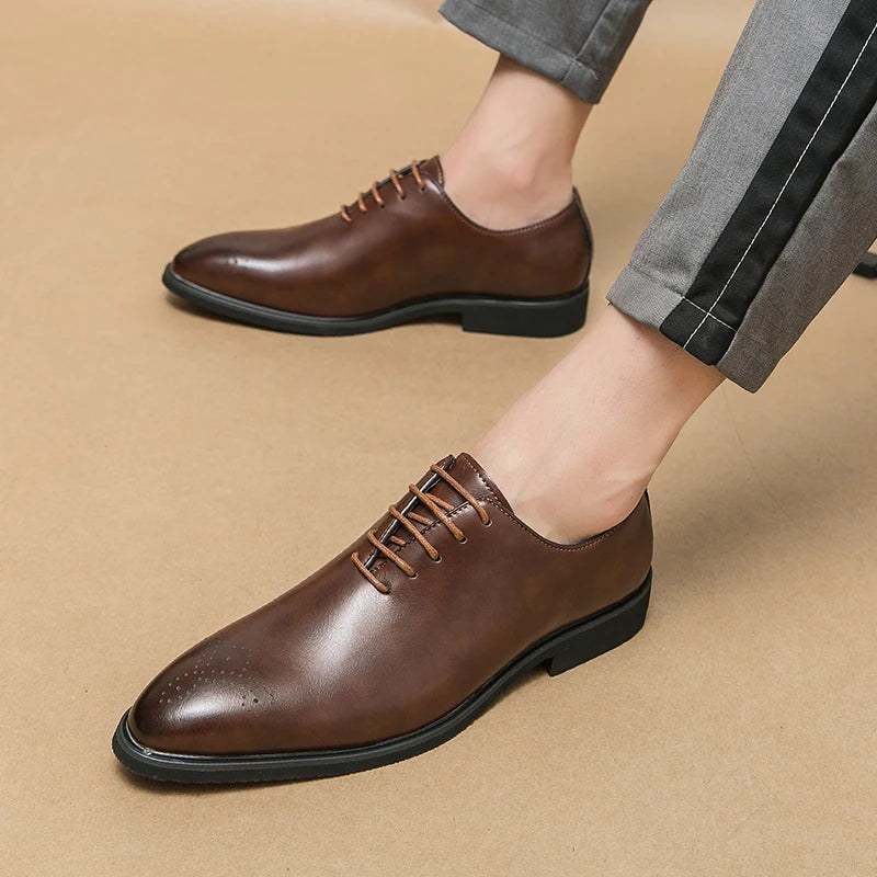 ELIAS™ | Klasyczne Męskie Buty Skórzane od Eliza©