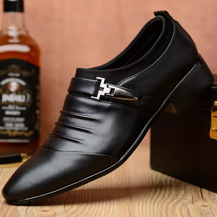 JULIAN™ | Luksusowe Męskie Buty Oxford z Bawełny i Skóry - Eliza©
