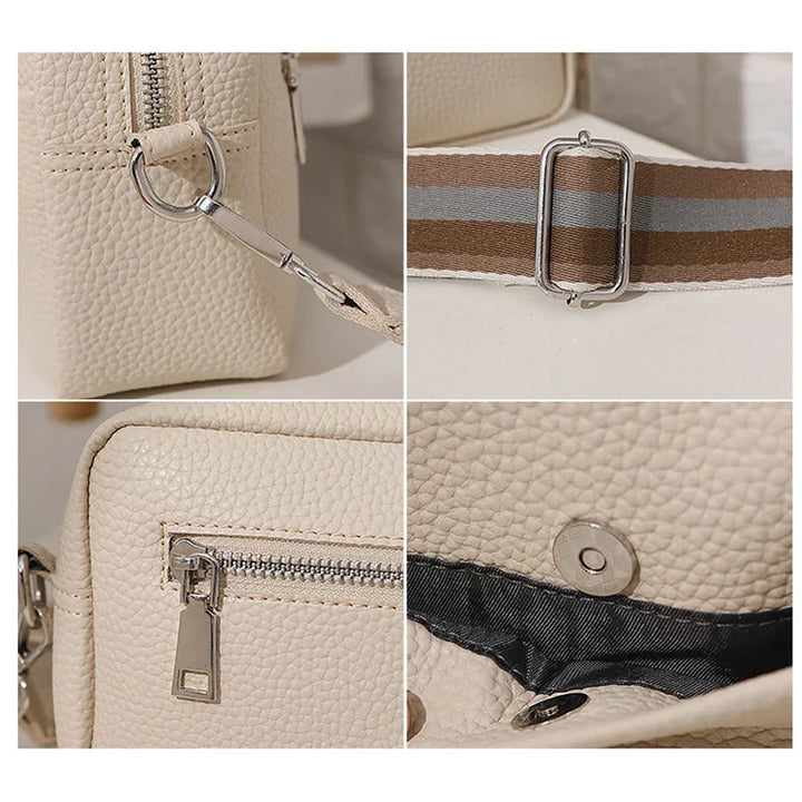 Nora™Elegancka kremowa torba codzienna