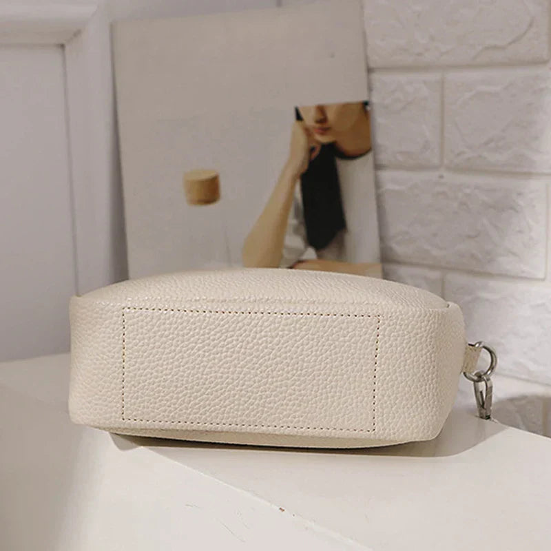 Nora™Elegancka kremowa torba codzienna