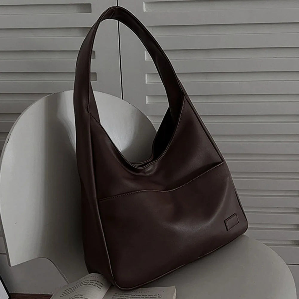 Liv™ - Luźna torba hobo w stylu skórzanym