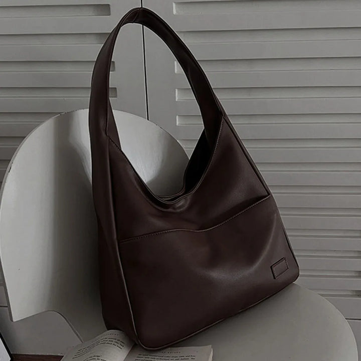 Liv™ - Luźna torba hobo w stylu skórzanym