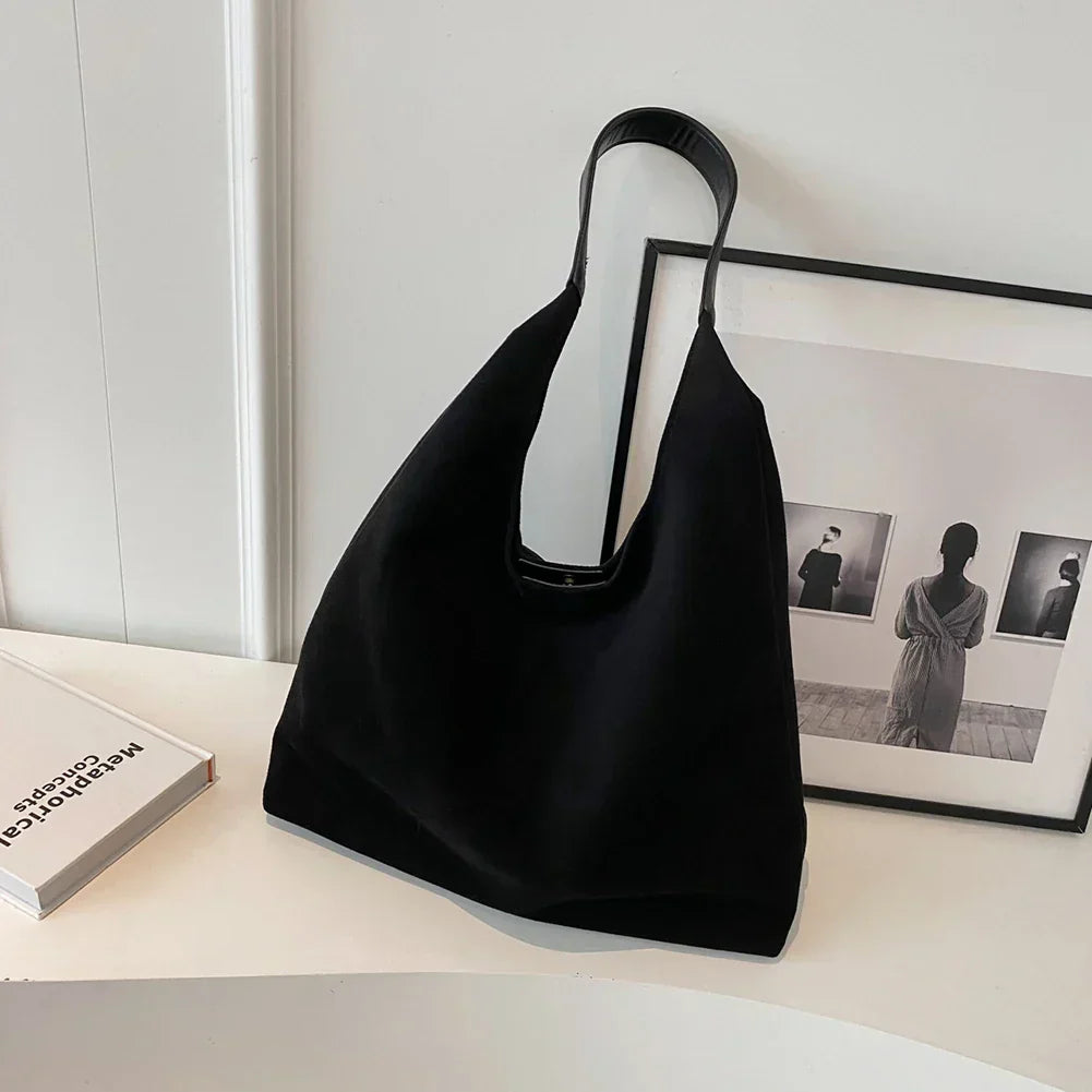 Liv™ - Luźna torba hobo w stylu skórzanym