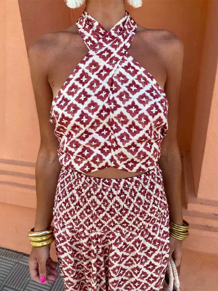 Mickay™ | Elegancka, drapowana midi sukienka z odkrytymi ramionami - Eliza-Warszawa