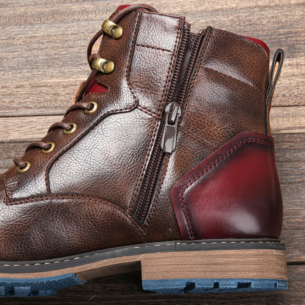 VIGGO™ | Nowoczesne, Wytrzymałe Skórzane Buty Męskie od Eliza©