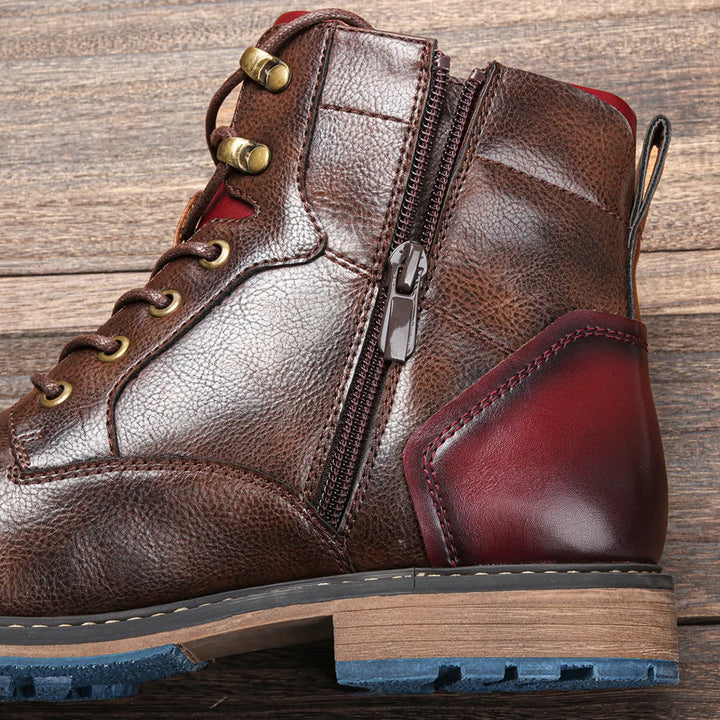 VIGGO™ | Nowoczesne, Wytrzymałe Skórzane Buty Męskie od Eliza©
