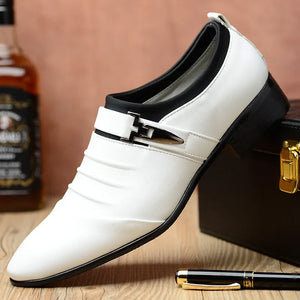 JULIAN™ | Luksusowe Męskie Buty Oxford z Bawełny i Skóry - Eliza©