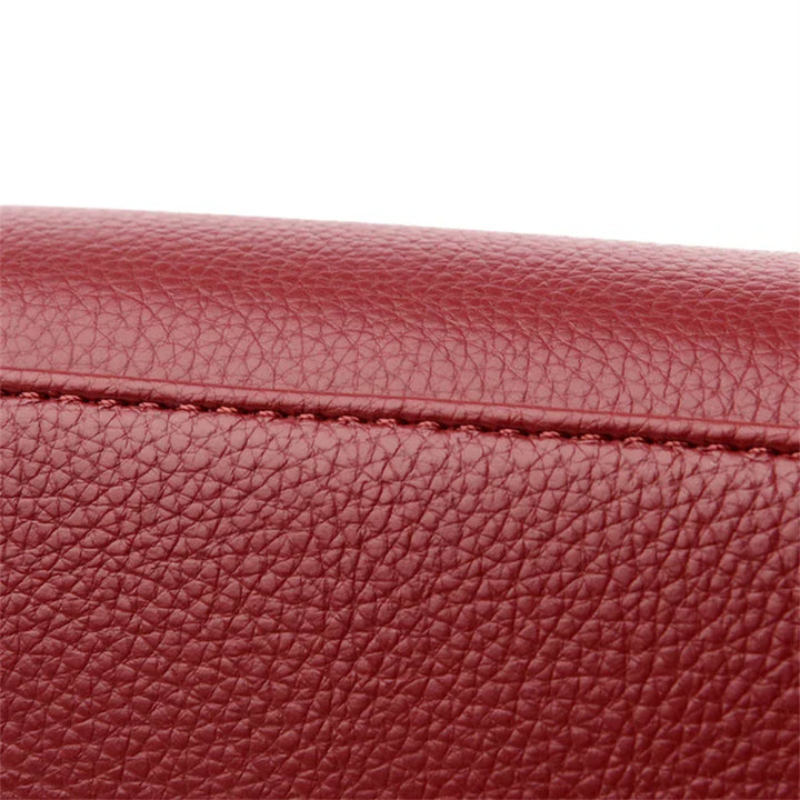 Maria™ – Bordowa Torebka Ręczna z Podwójnymi Uchwytami