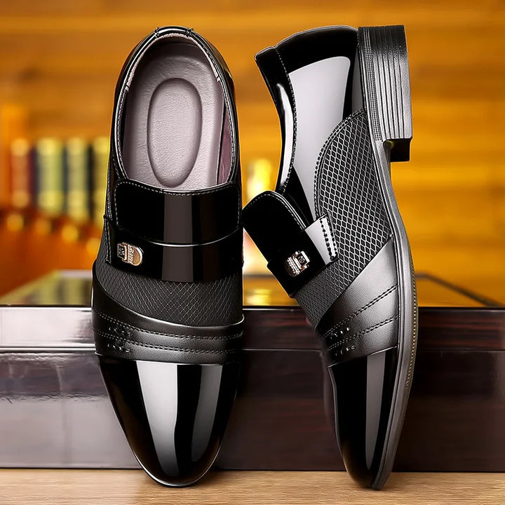 MILO™ | Męskie Sneakersy Skórzane z Grubą Podeszwą - Eliza©