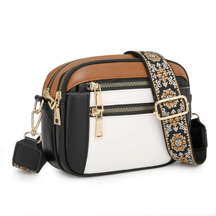 Nola™ – Elegancka torba crossover z szerokimi paskami