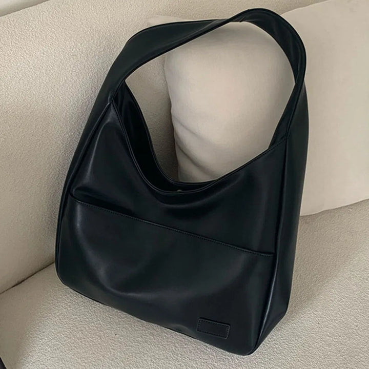 Liv™ - Luźna torba hobo w stylu skórzanym