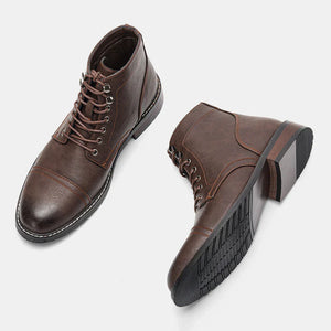 Eliza Keith | Vintage Derby Buty z Noskiem