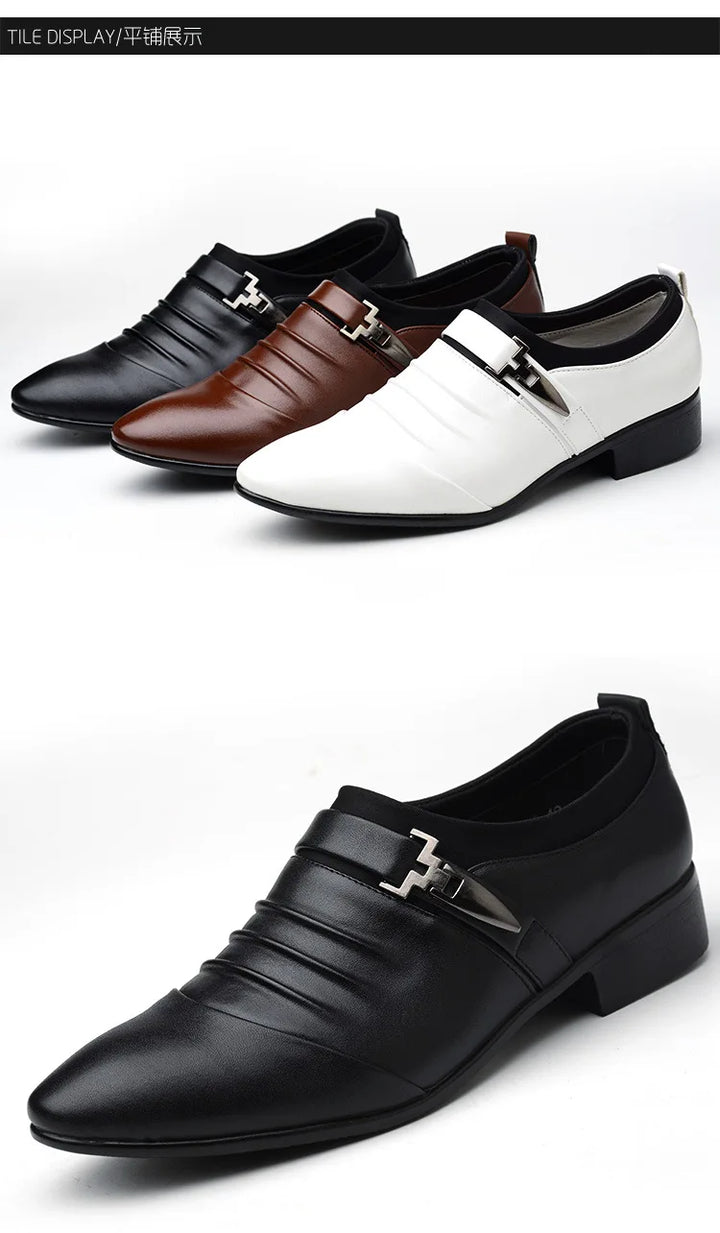 JULIAN™ | Luksusowe Męskie Buty Oxford z Bawełny i Skóry - Eliza©