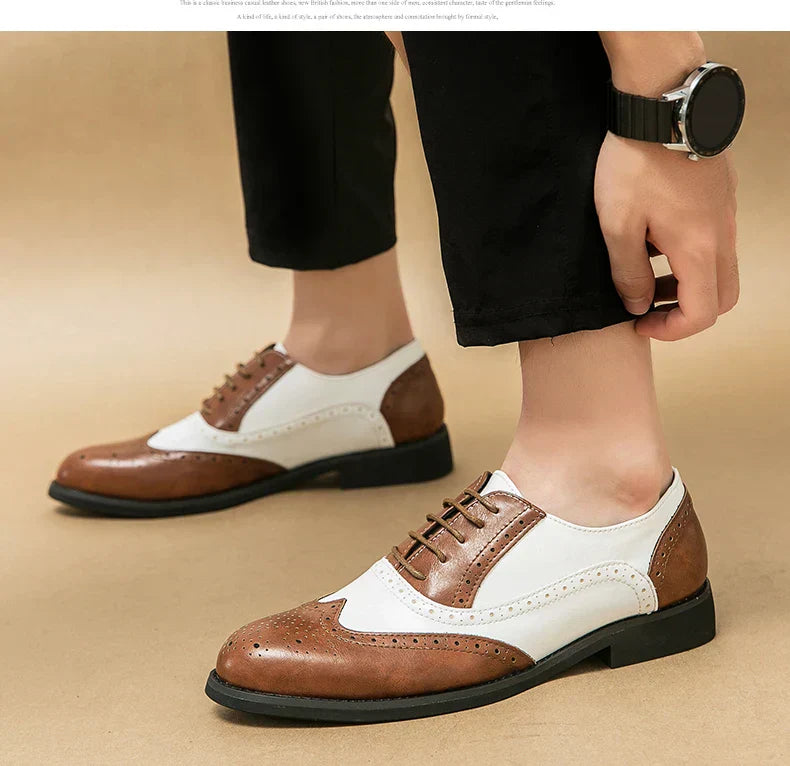 MARIO™ | Klasyczne Włoskie Oxfordy z Monk Strap - Eliza©