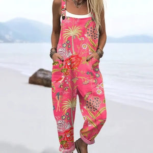 Isabelle™ | Lekki Kombinezon z Kwiatami