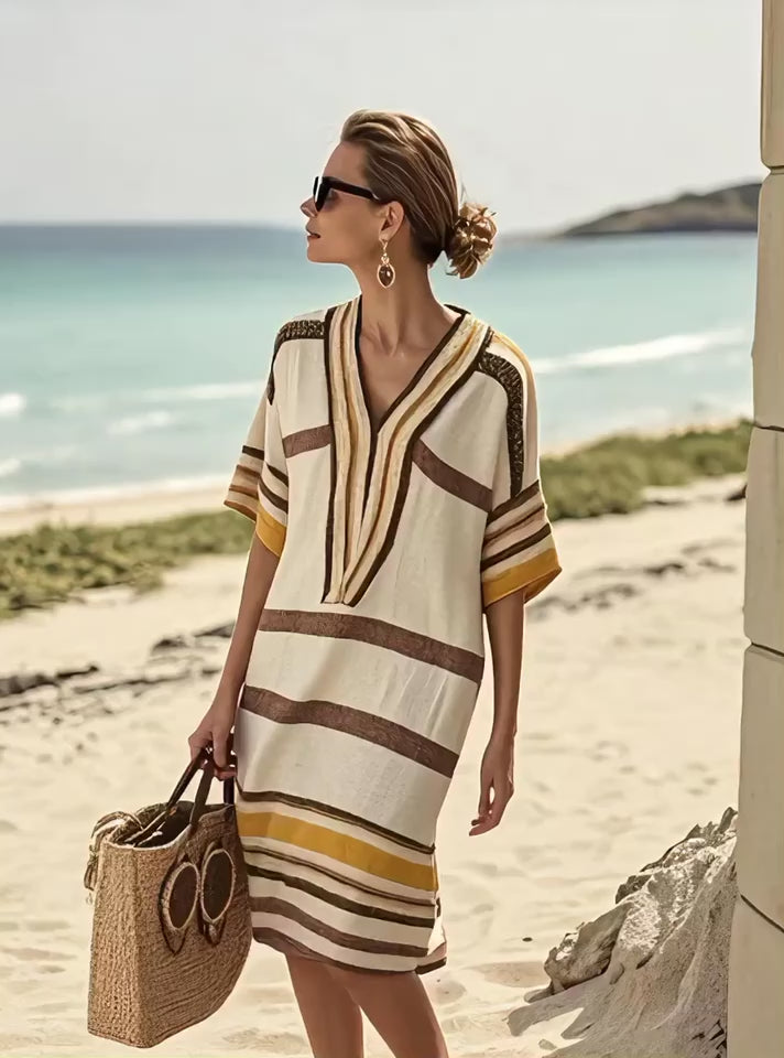 Krótka sukienka w stylu boho