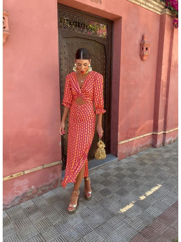 Lara™ | Satynowa Sukienka Letnia - Eliza-Warszawa